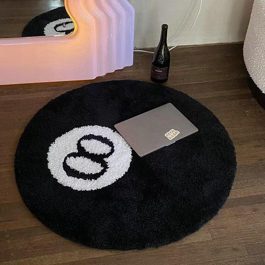 8 Ball Billiard Lucky Rug - Kyootii