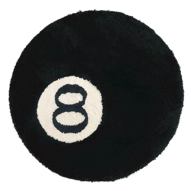 8 Ball Billiard Lucky Rug - Kyootii