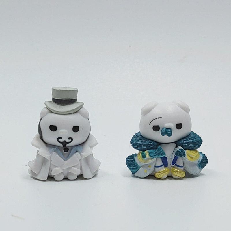 8 Pcs Set Cat One Piece Figures - Kyootii