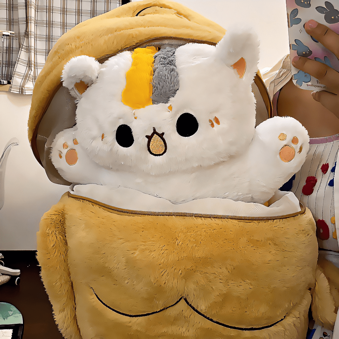Kawaii Taiyaki Cat Plush Toy - Kyootii