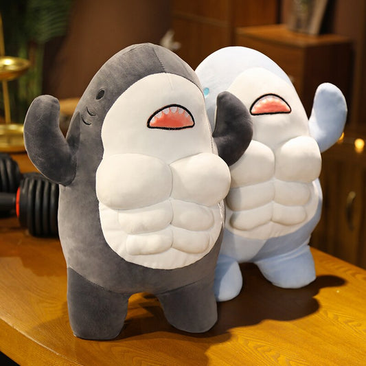 Muscle Shark Stuffed Plush - Kyootii