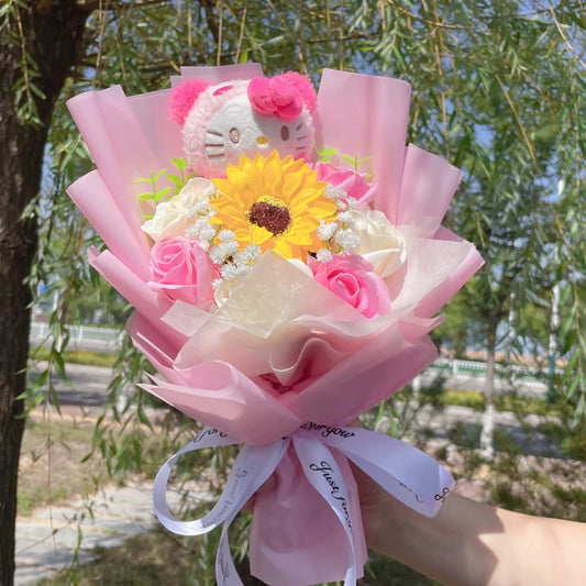Sanrio Sunflower Plush Flower Bouquet - Kyootii