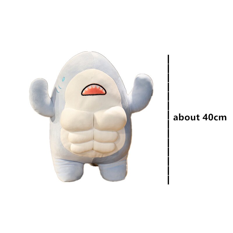 Muscle Shark Stuffed Plush - Kyootii