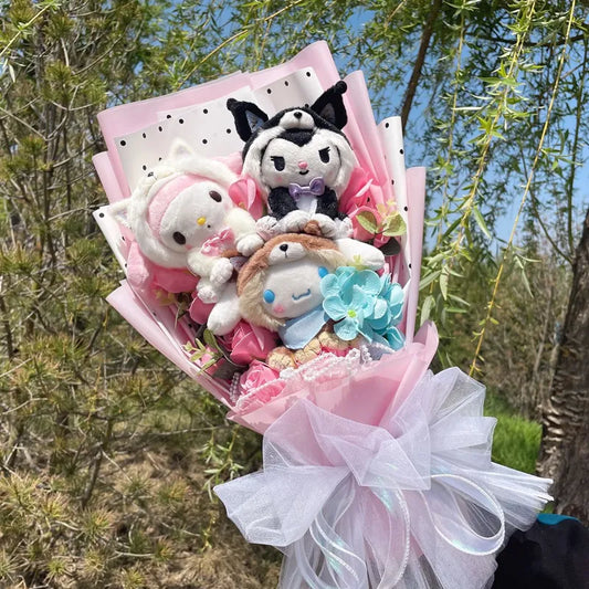 Triple Sanrio Plush Bouquet - Kyootii