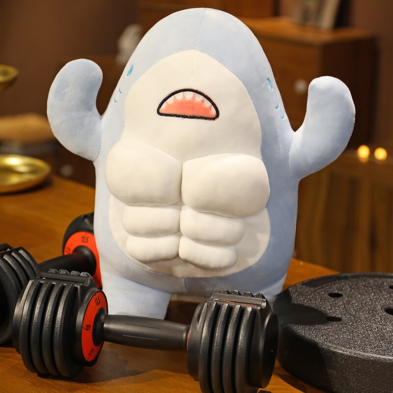 Muscle Shark Stuffed Plush - Kyootii