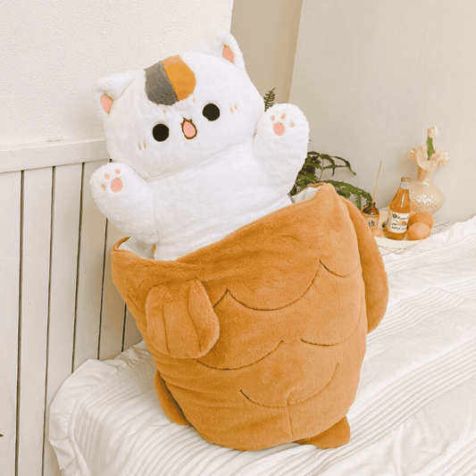 Kawaii Taiyaki Cat Plush Toy - Kyootii