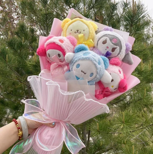 Multiple Sanrio Plush Bouquet