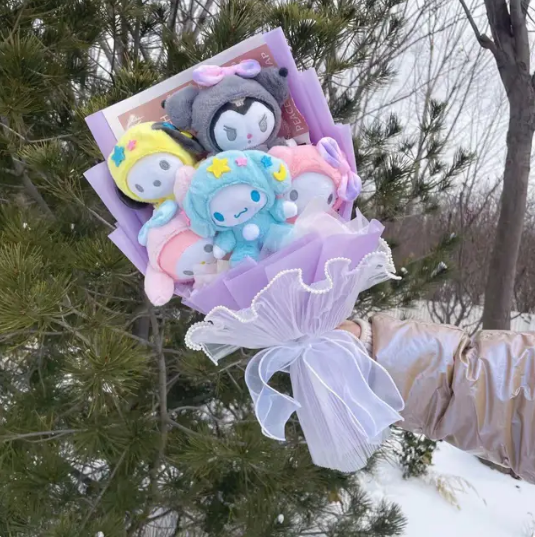 Multiple Sanrio Plush Bouquet