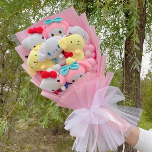 Multiple Sanrio Plush Bouquet