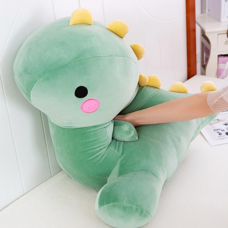 Dinosaur Seated Plush Toy with Party Hat - Kyootii