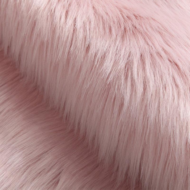Faux Fur Fluffy Round Rug Plush - Kyootii