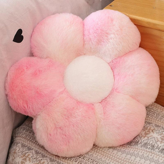 Furry Flower Cushion Plush - Kyootii