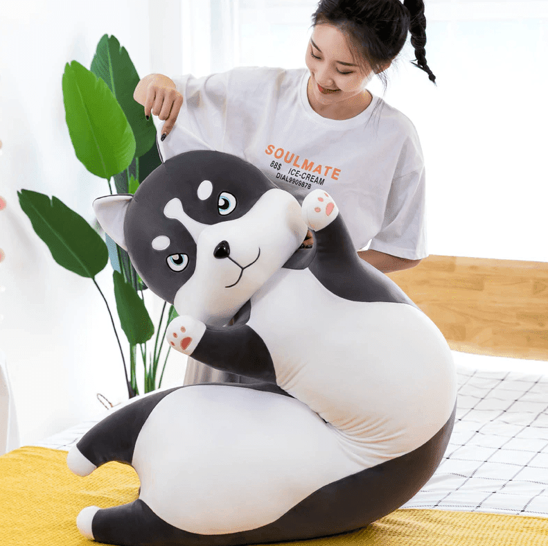 Husky Dog Long Pillow Plush - Kyootii