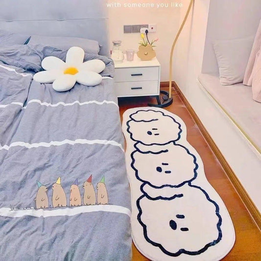 Kawaii Dog Soft Bedside Rug - Kyootii
