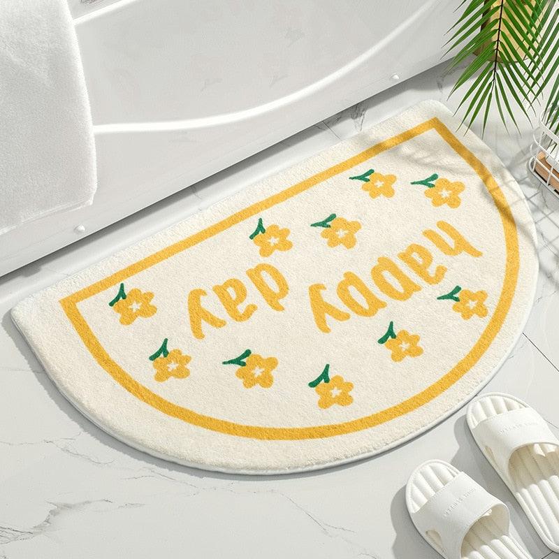 Kawaii Semi-circle Soft Floor Mat Rug - Kyootii