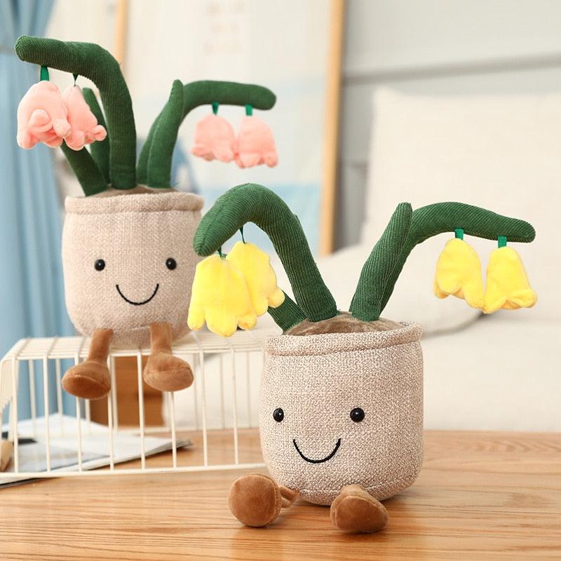 Lily Flower Pot Plant Plush - Kyootii