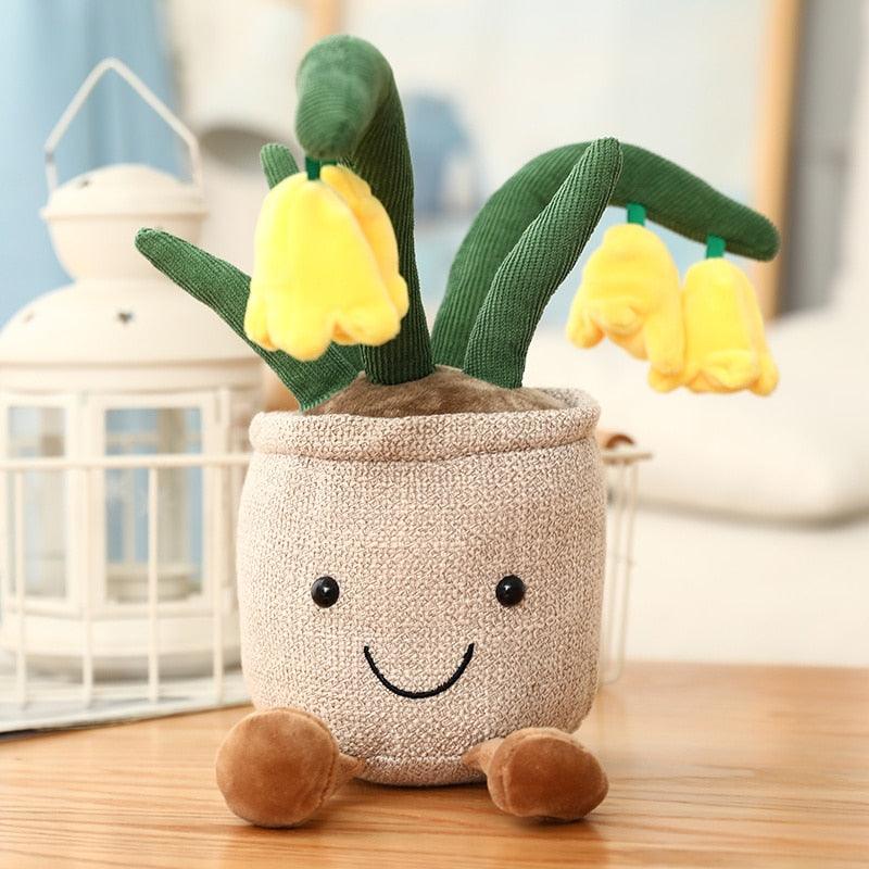 Lily Flower Pot Plant Plush - Kyootii