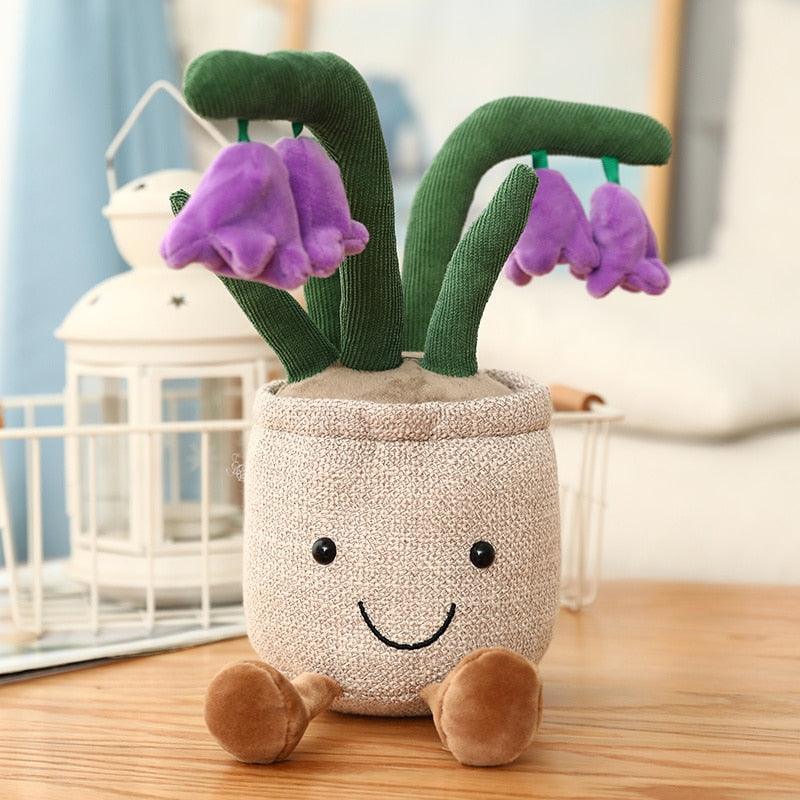 Lily Flower Pot Plant Plush - Kyootii