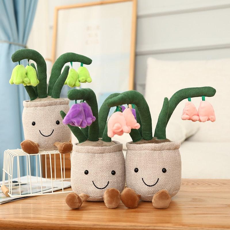 Lily Flower Pot Plant Plush - Kyootii