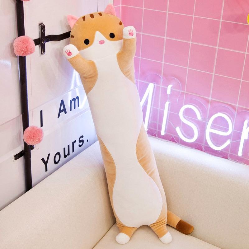 Long Cat Body Pillow Plush - Kyootii