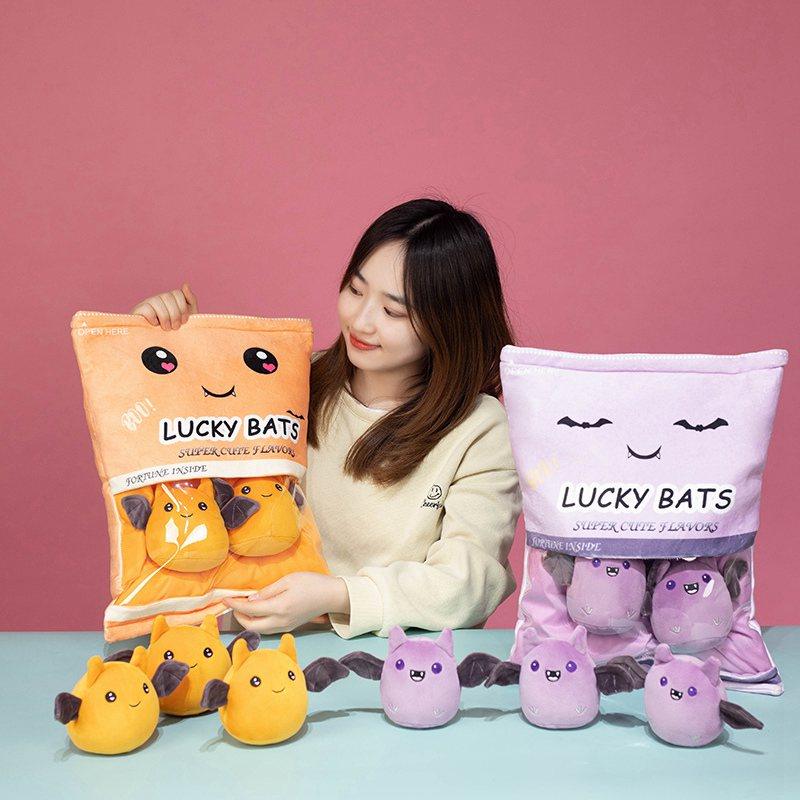 Lucky Bats Candy Bags with Soft Plushies - Kyootii