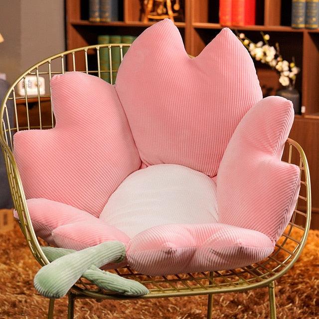 Maple Leaf Flower Seat Cushion Plush - Kyootii