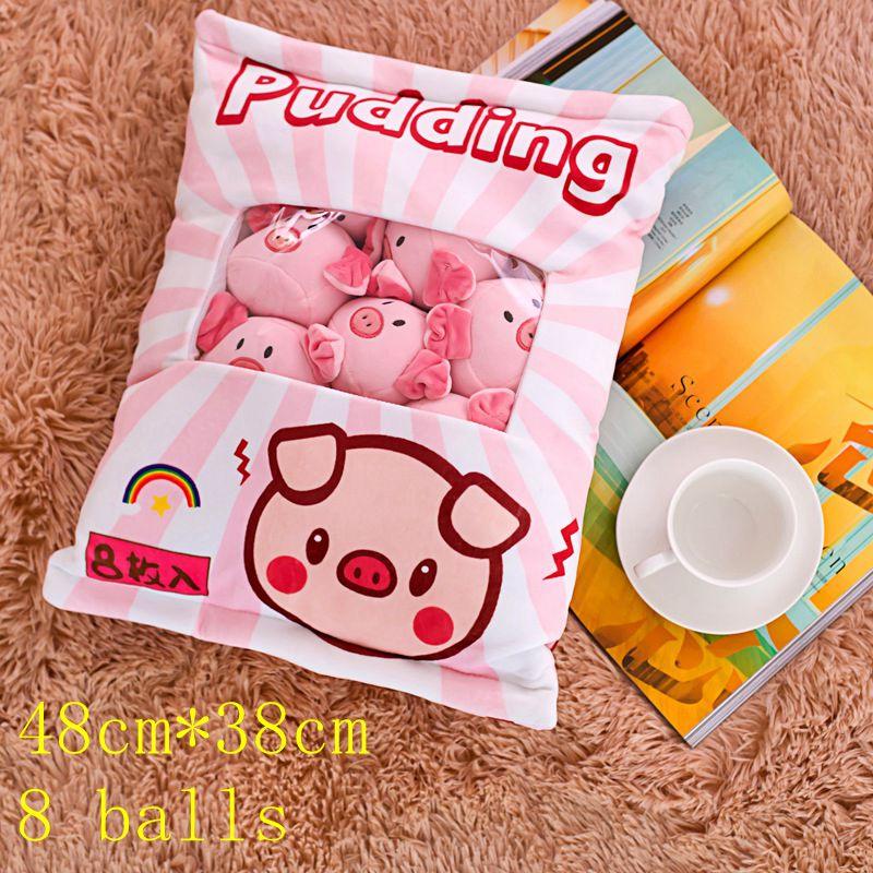 Pink Pig Candy Bag Plushies - Kyootii
