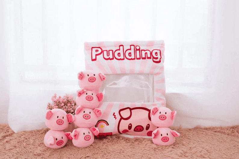 Pink Pig Candy Bag Plushies - Kyootii