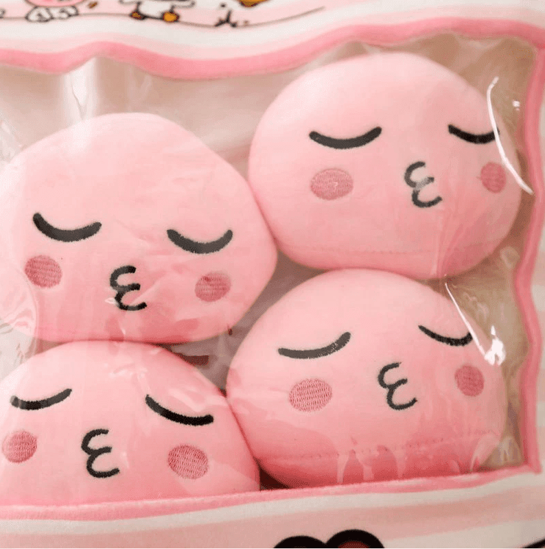 Pink Pig Candy Bag Plushies - Kyootii