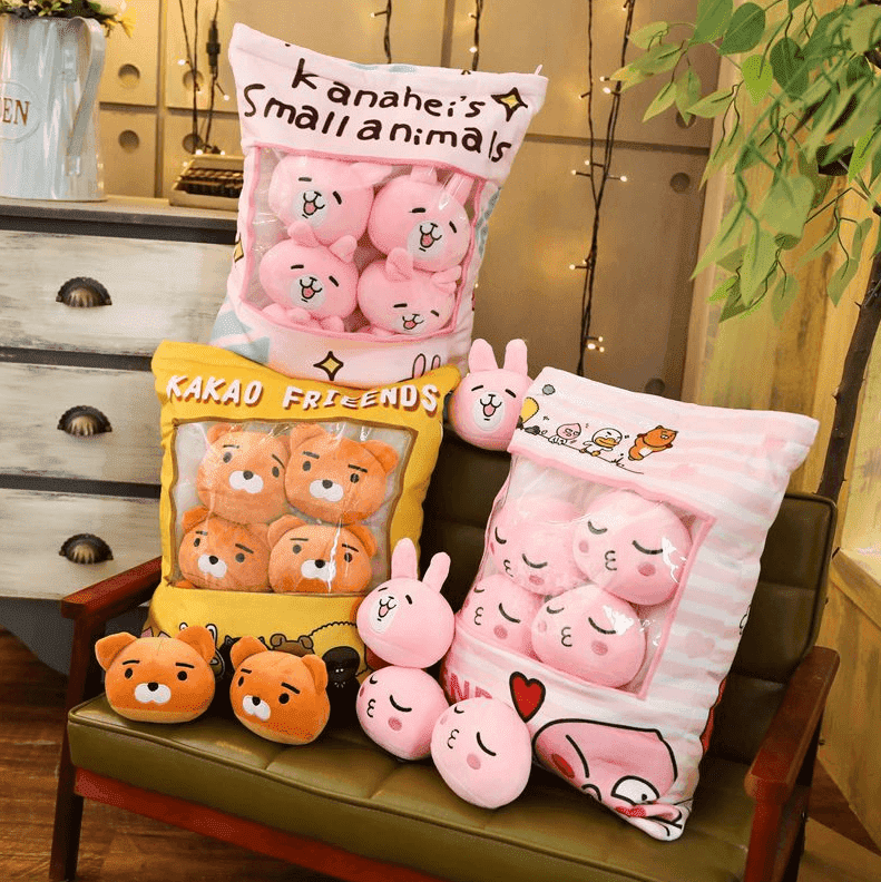 Pink Pig Candy Bag Plushies - Kyootii