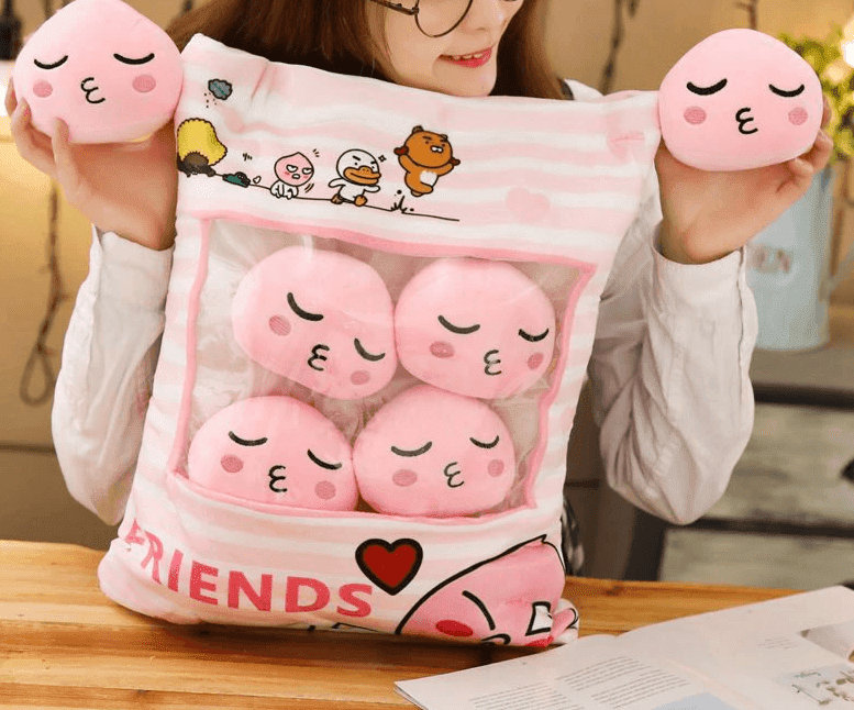 Pink Pig Candy Bag Plushies - Kyootii