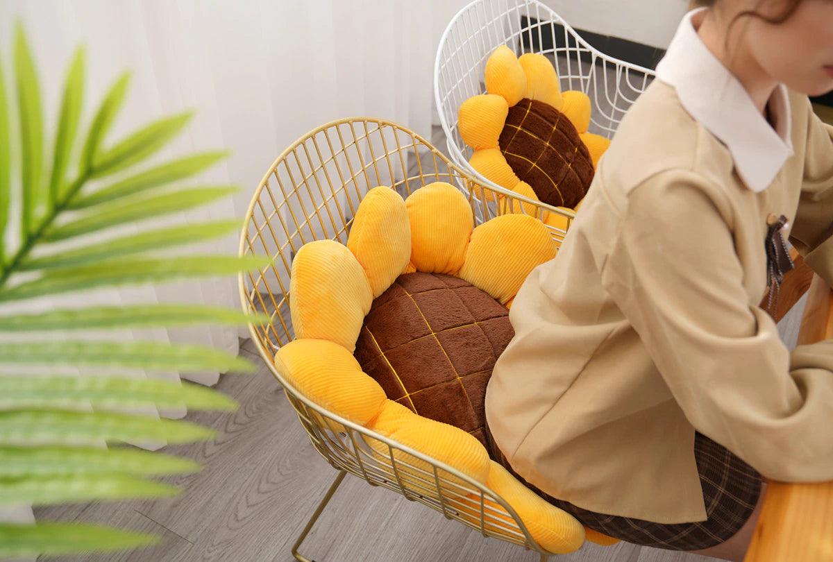 Sunflower Stuffed Cushion Plush - Kyootii