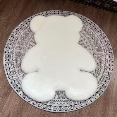 Teddy Bear Faux Fur Fluffy Rug - Kyootii