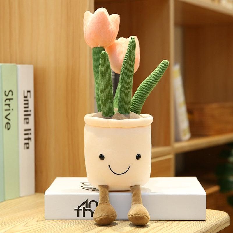 Tulip Flower Pot Plant Plush - Kyootii