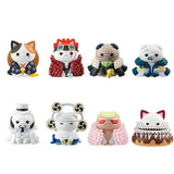 8 Pcs Set Cat One Piece Figures - Kyootii