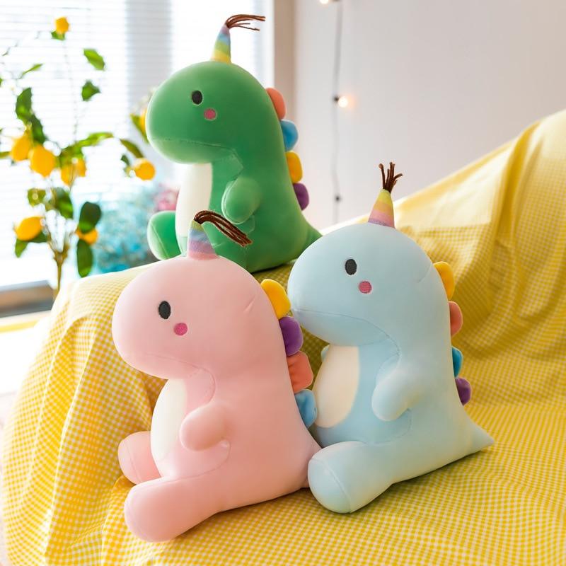 Dinosaur Seated Plush Toy with Party Hat - Kyootii