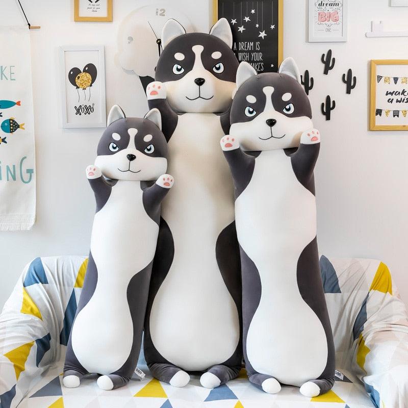 Husky Dog Long Pillow Plush - Kyootii