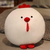 Round Fluffy Chicken Pillow Plush - Kyootii