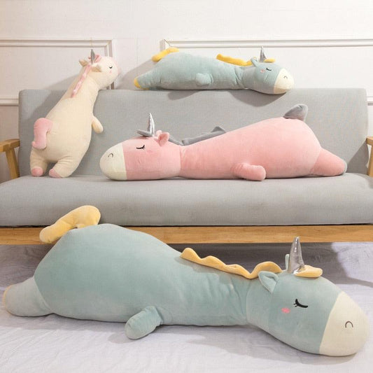 Unicorn Sleeping Body Pillow Plush - Kyootii