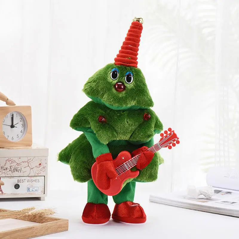 Singing Dancing Music Christmas Tree Plush Toy - Kyootii