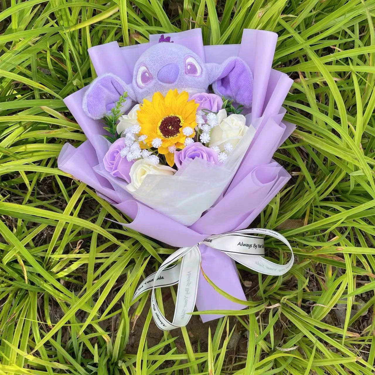Disney Anime Stitch Plush Flower Bouquet - Kyootii