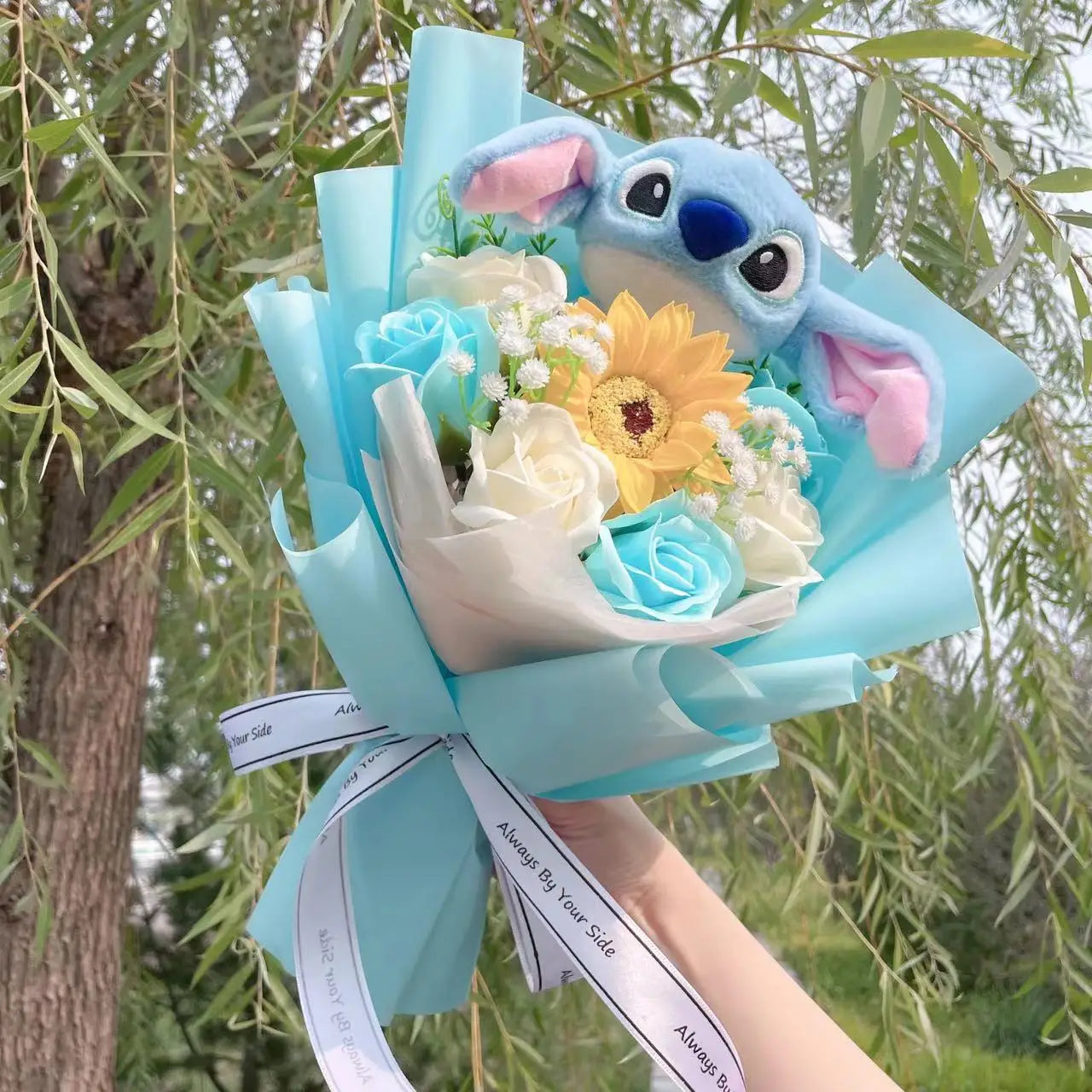 Disney Anime Stitch Plush Flower Bouquet - Kyootii