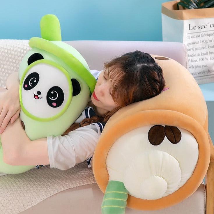 Panda Boba Milk Tea Plush Stuffed Toy - Kyootii