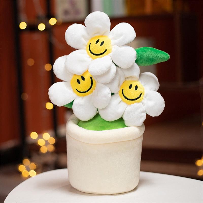 potted plant plush Smiling Flower Potted Plant Plush