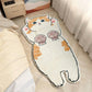 Kawaii Cat Soft Bedside Rug - Kyootii